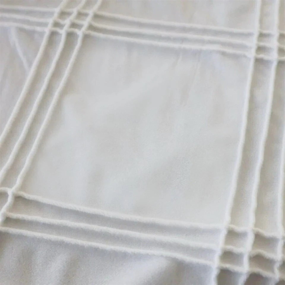 Grid Stitched White Holland Velvet Upholstery Fabric suppliers Grid Stitched White Holland Velvet Upholstery Fabric suppliers